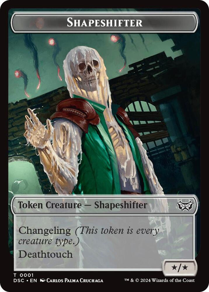 Shapeshifter // Insect (0022) Double-Sided Token, Commander: Duskmourn: House of Horror 1 // 22