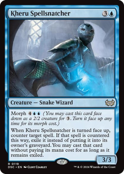 Kheru Spellsnatcher, Commander: Duskmourn: House of Horror 119