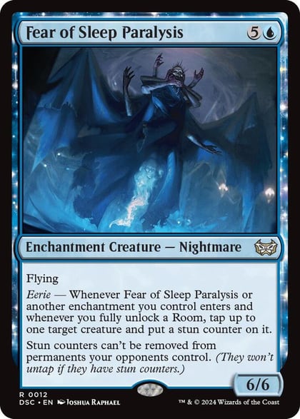 Fear of Sleep Paralysis, Commander: Duskmourn: House of Horror 12