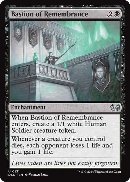 Bastion of Remembrance, Commander: Duskmourn: House of Horror 131