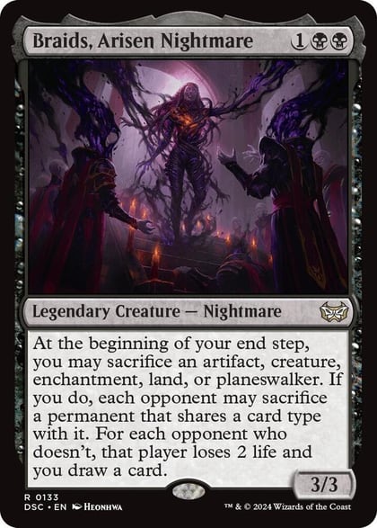 Braids, Arisen Nightmare, Commander: Duskmourn: House of Horror 133