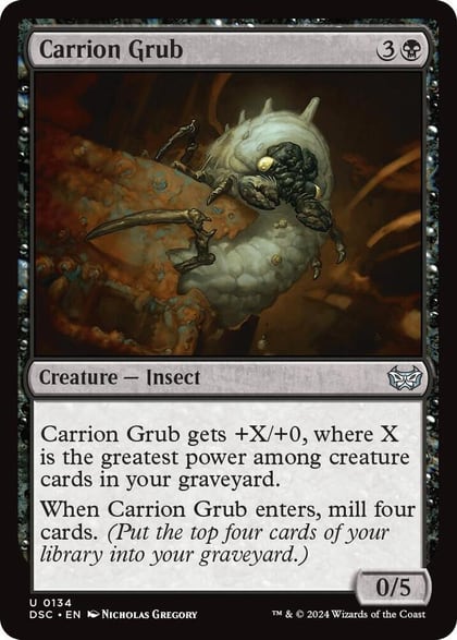 Carrion Grub, Commander: Duskmourn: House of Horror 134