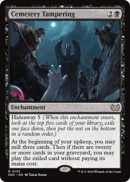 Cemetery Tampering, Commander: Duskmourn: House of Horror 135