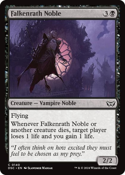 Falkenrath Noble, Commander: Duskmourn: House of Horror 140
