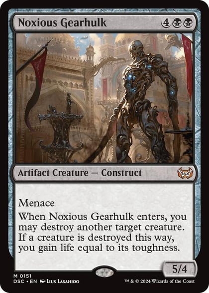 Noxious Gearhulk, Commander: Duskmourn: House of Horror 151