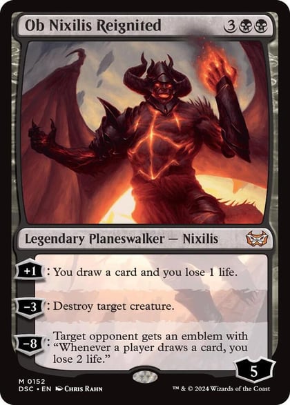 Ob Nixilis Reignited, Commander: Duskmourn: House of Horror 152