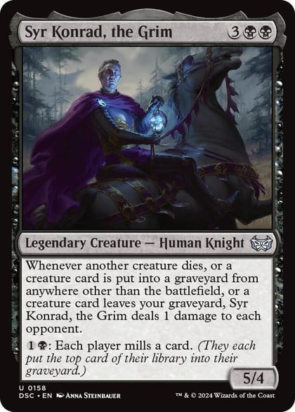 Syr Konrad, the Grim, Commander: Duskmourn: House of Horror 158