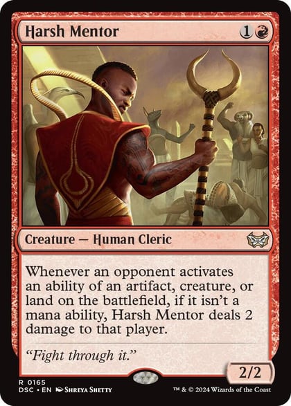 Harsh Mentor, Commander: Duskmourn: House of Horror 165