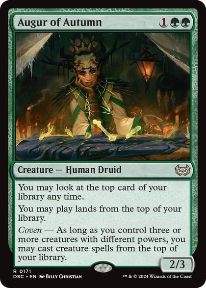 Augur of Autumn, Commander: Duskmourn: House of Horror 171
