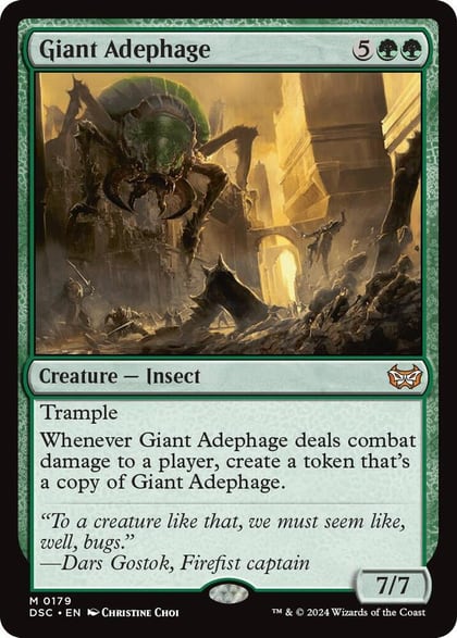 Giant Adephage, Commander: Duskmourn: House of Horror 179