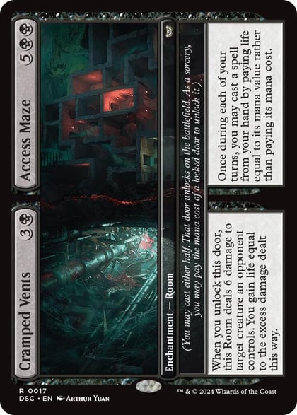 Cramped Vents // Access Maze, Commander: Duskmourn: House of Horror 17