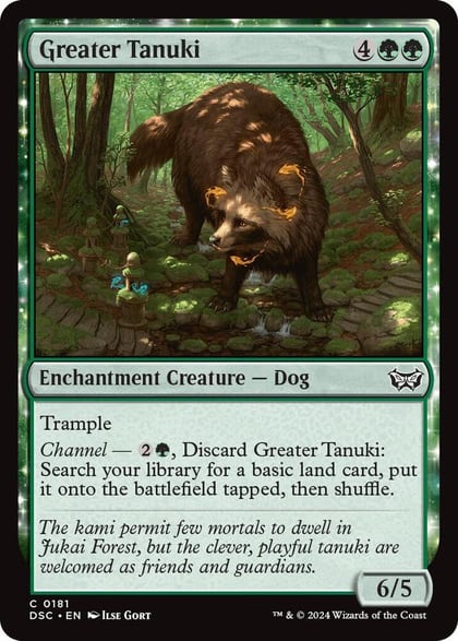 Greater Tanuki, Commander: Duskmourn: House of Horror 181