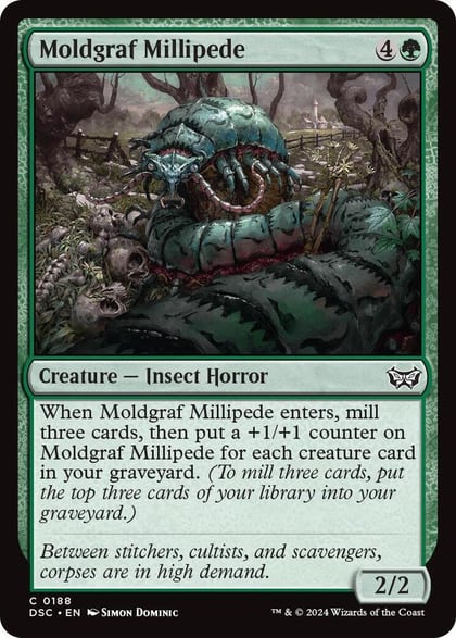 Moldgraf Millipede, Commander: Duskmourn: House of Horror 188