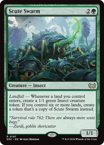 Scute Swarm, Commander: Duskmourn: House of Horror 197
