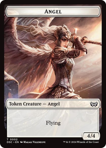 Angel // Treasure Double-Sided Token, Commander: Duskmourn: House of Horror 2 // 15
