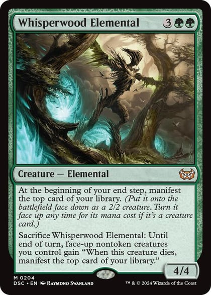 Whisperwood Elemental, Commander: Duskmourn: House of Horror 204