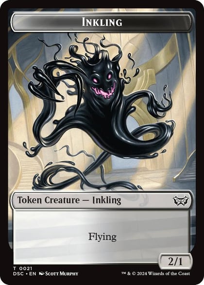 Inkling // Scarecrow Double-Sided Token, Commander: Duskmourn: House of Horror 21 // 23