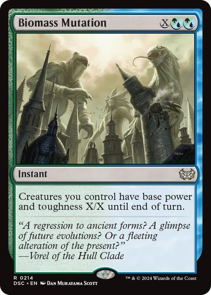 Biomass Mutation, Commander: Duskmourn: House of Horror 214