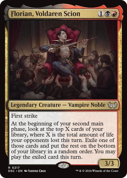 Florian, Voldaren Scion, Commander: Duskmourn: House of Horror 217