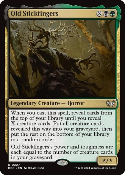 Old Stickfingers, Commander: Duskmourn: House of Horror 227