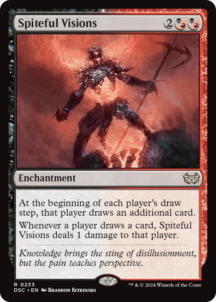 Spiteful Visions, Commander: Duskmourn: House of Horror 233