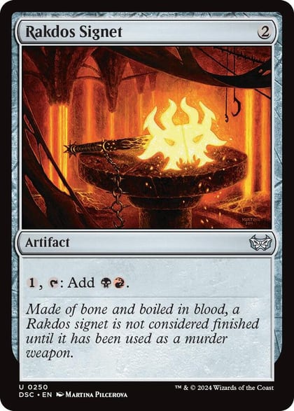 Rakdos Signet, Commander: Duskmourn: House of Horror 250