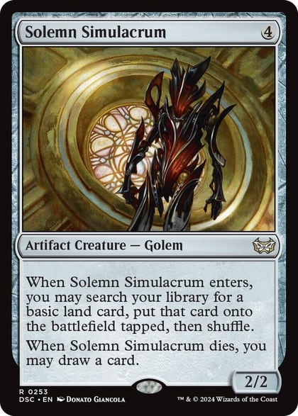 Solemn Simulacrum, Commander: Duskmourn: House of Horror 253