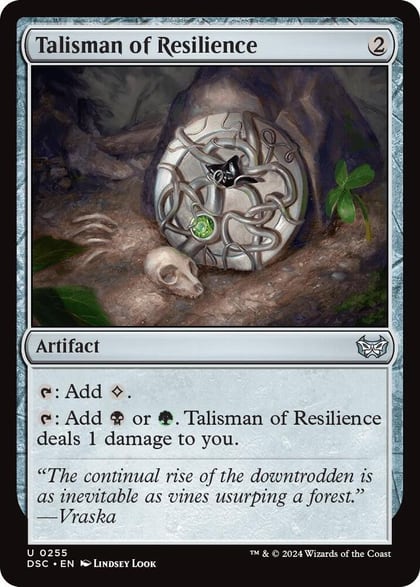Talisman of Resilience, Commander: Duskmourn: House of Horror 255
