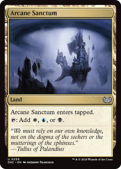 Arcane Sanctum, Commander: Duskmourn: House of Horror 259