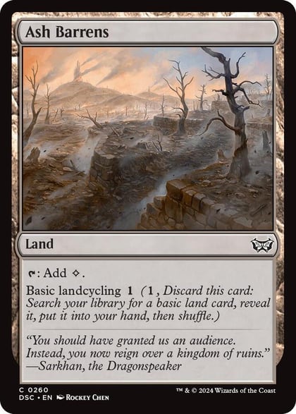 Ash Barrens, Commander: Duskmourn: House of Horror 260