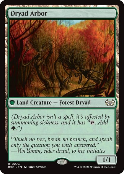 Dryad Arbor, Commander: Duskmourn: House of Horror 273
