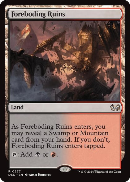 Foreboding Ruins, Commander: Duskmourn: House of Horror 277