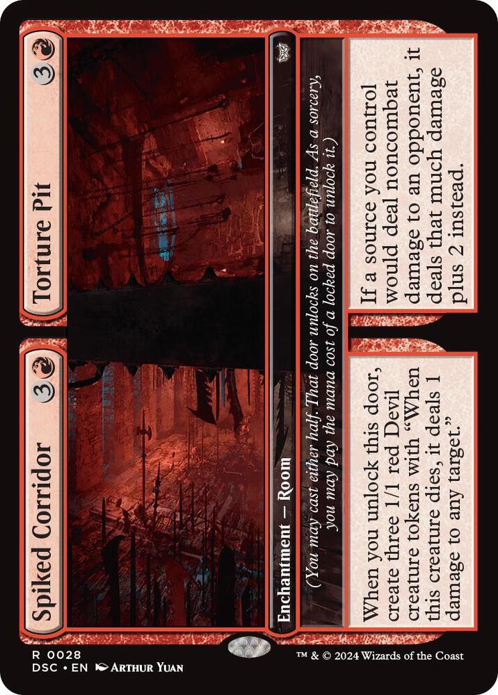 Spiked Corridor // Torture Pit, Commander: Duskmourn: House of Horror 28