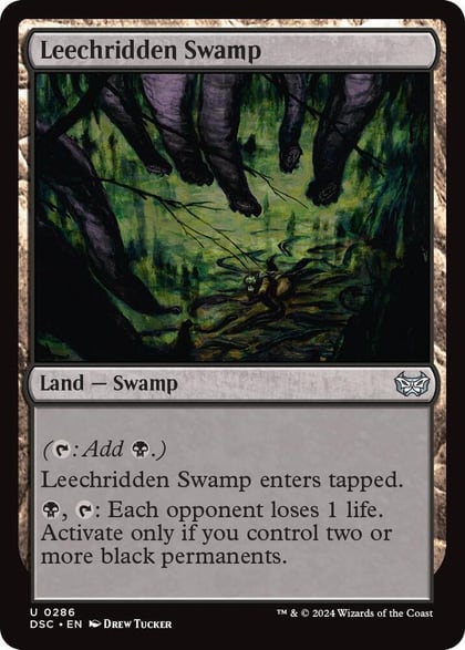 Leechridden Swamp, Commander: Duskmourn: House of Horror 286