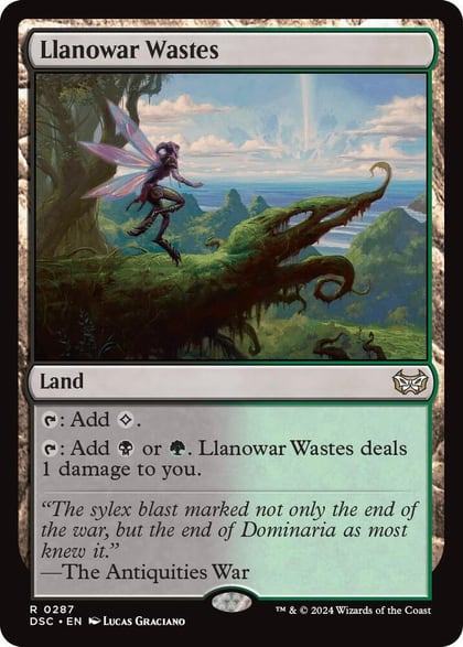 Llanowar Wastes, Commander: Duskmourn: House of Horror 287