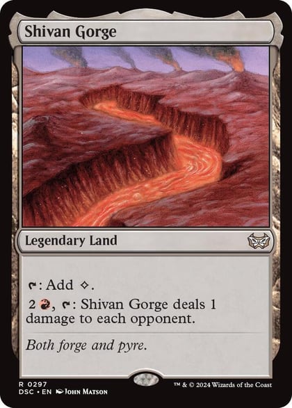 Shivan Gorge, Commander: Duskmourn: House of Horror 297
