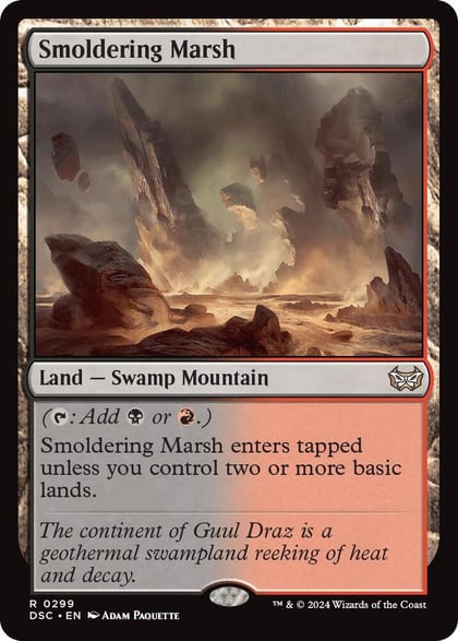 Smoldering Marsh, Commander: Duskmourn: House of Horror 299