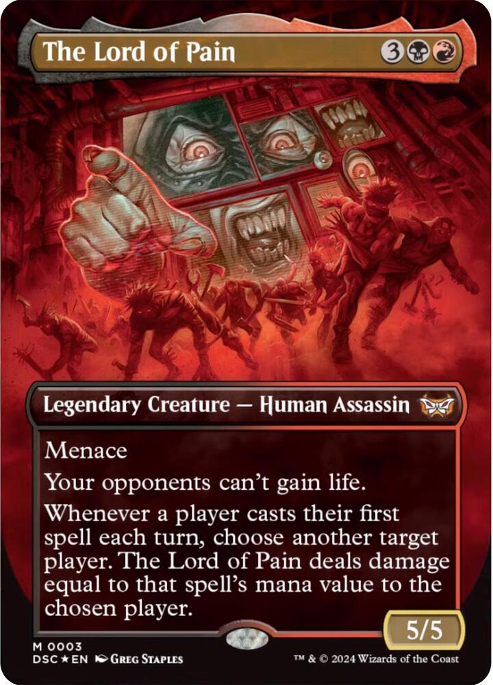 The Lord of Pain (Borderless), Commander: Duskmourn: House of Horror 3