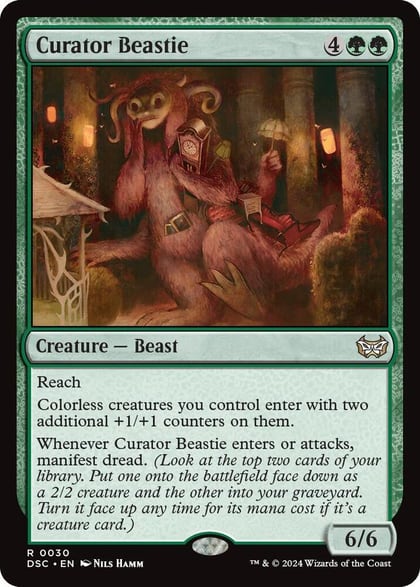 Curator Beastie, Commander: Duskmourn: House of Horror 30