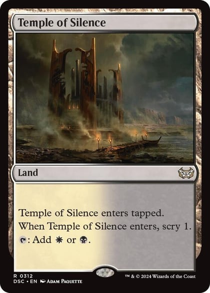 Temple of Silence, Commander: Duskmourn: House of Horror 312