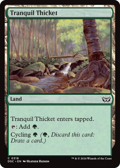 Tranquil Thicket, Commander: Duskmourn: House of Horror 318