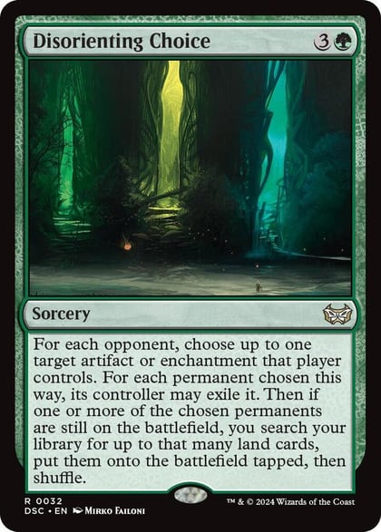Disorienting Choice, Commander: Duskmourn: House of Horror 32