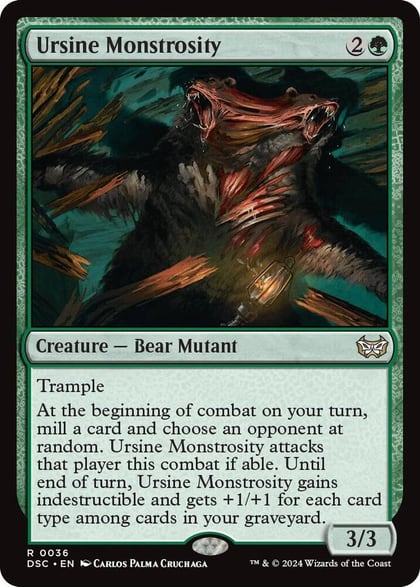 Ursine Monstrosity, Commander: Duskmourn: House of Horror 36