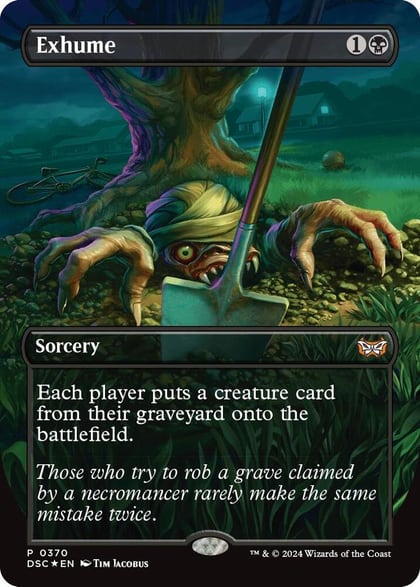 Exhume (Borderless), Commander: Duskmourn: House of Horror 370