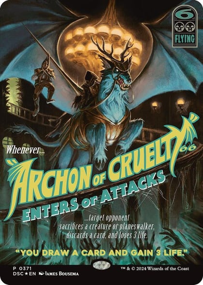 Archon of Cruelty (Showcase), Commander: Duskmourn: House of Horror 371