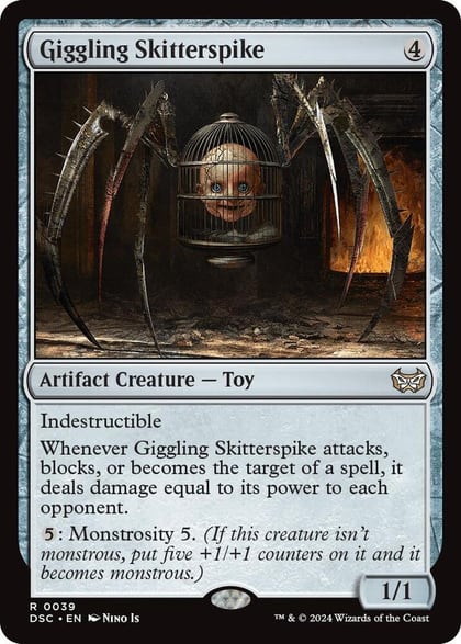 Giggling Skitterspike, Commander: Duskmourn: House of Horror 39
