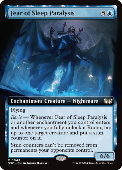 Fear of Sleep Paralysis (Extended Art), Commander: Duskmourn: House of Horror 43