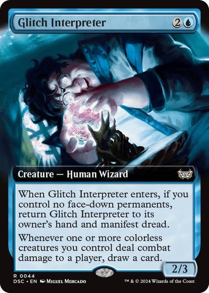 Glitch Interpreter (Extended Art), Commander: Duskmourn: House of Horror 44