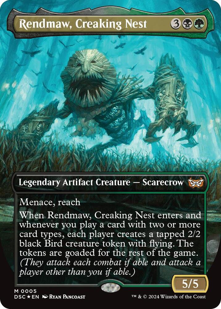 Rendmaw, Creaking Nest (Borderless), Commander: Duskmourn: House of Horror 5