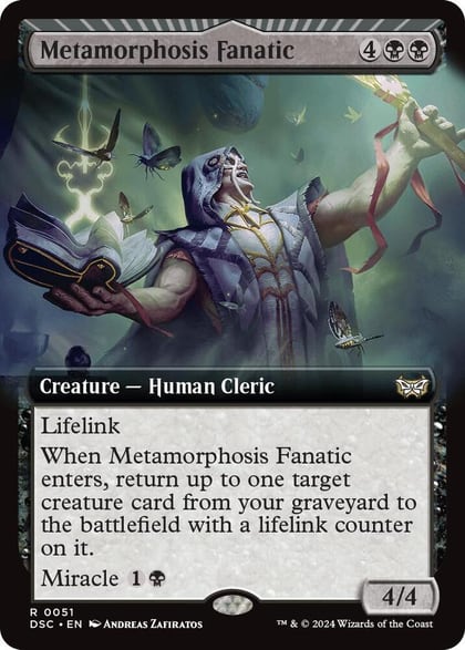 Metamorphosis Fanatic (Extended Art), Commander: Duskmourn: House of Horror 51